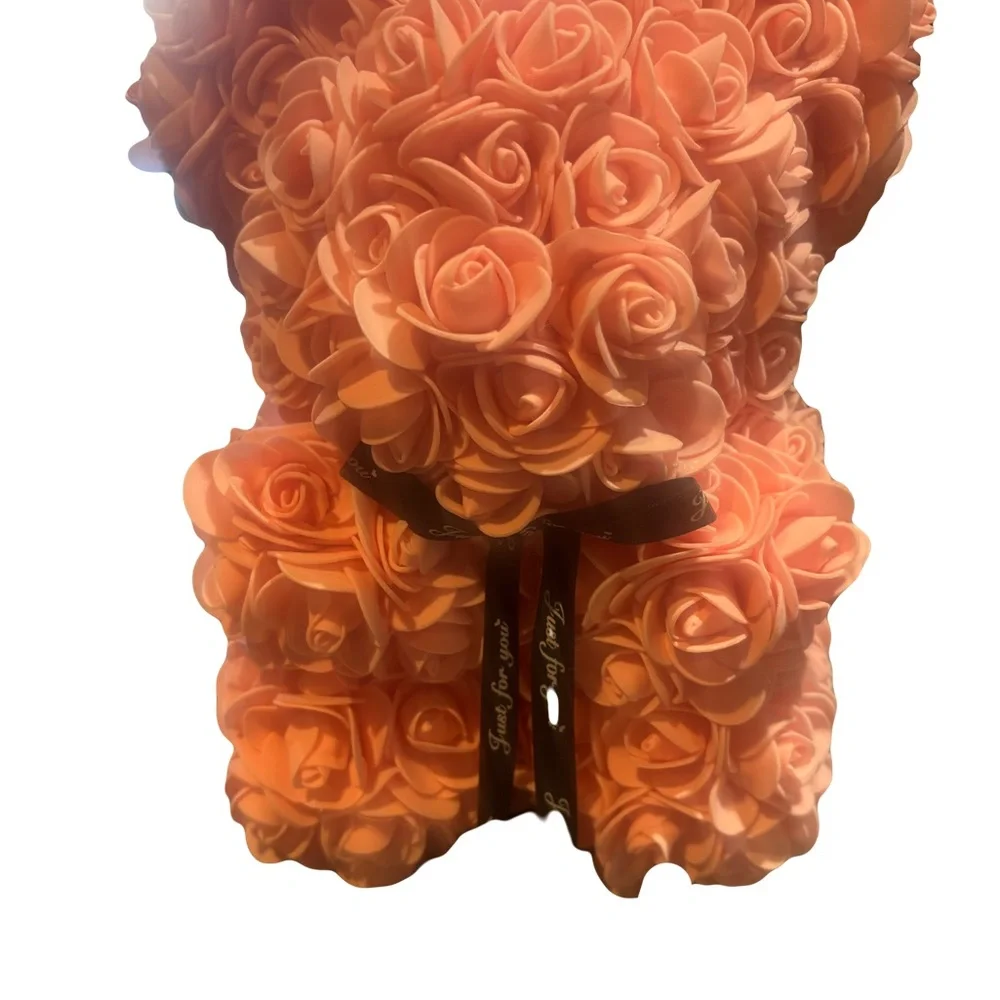 Light pink Rose Teddy Bear 🧸 Valentines gift 💝